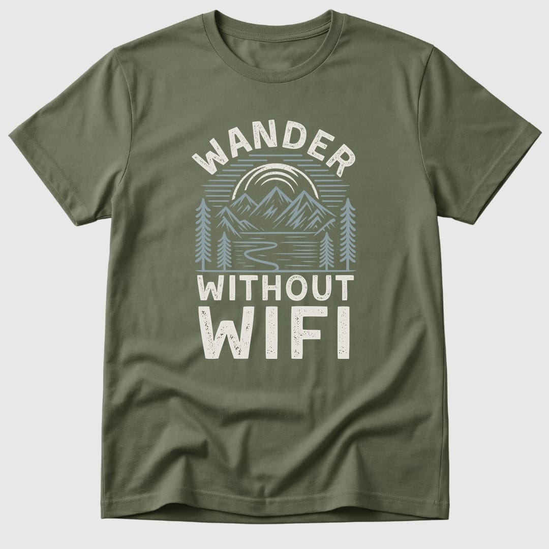 Military Green Wander Without WiFi - Mosaic Rhino