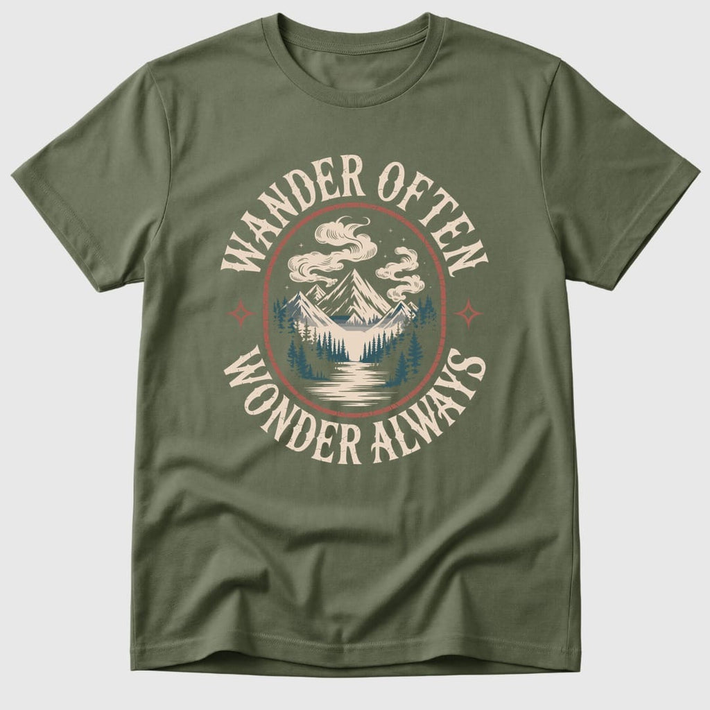 Military Green Wander & Wonder - Mosaic Rhino