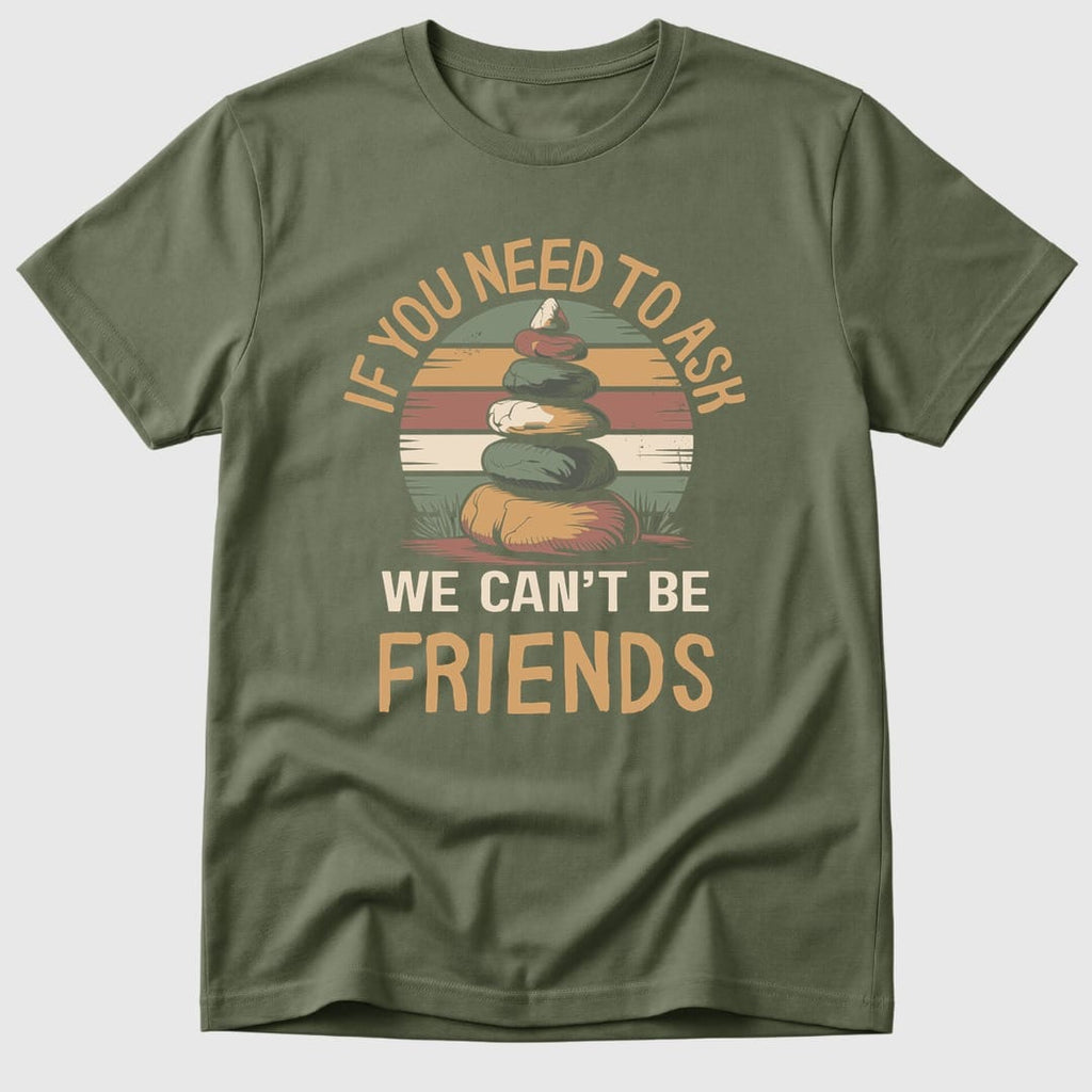 Military Green We Can't Be Friends - Mosaic Rhino