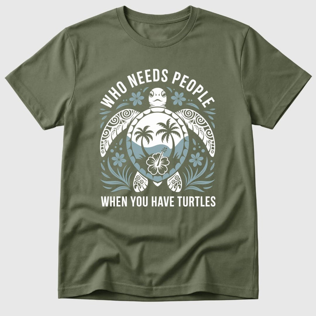 Military Green We Have Turtles - Mosaic Rhino