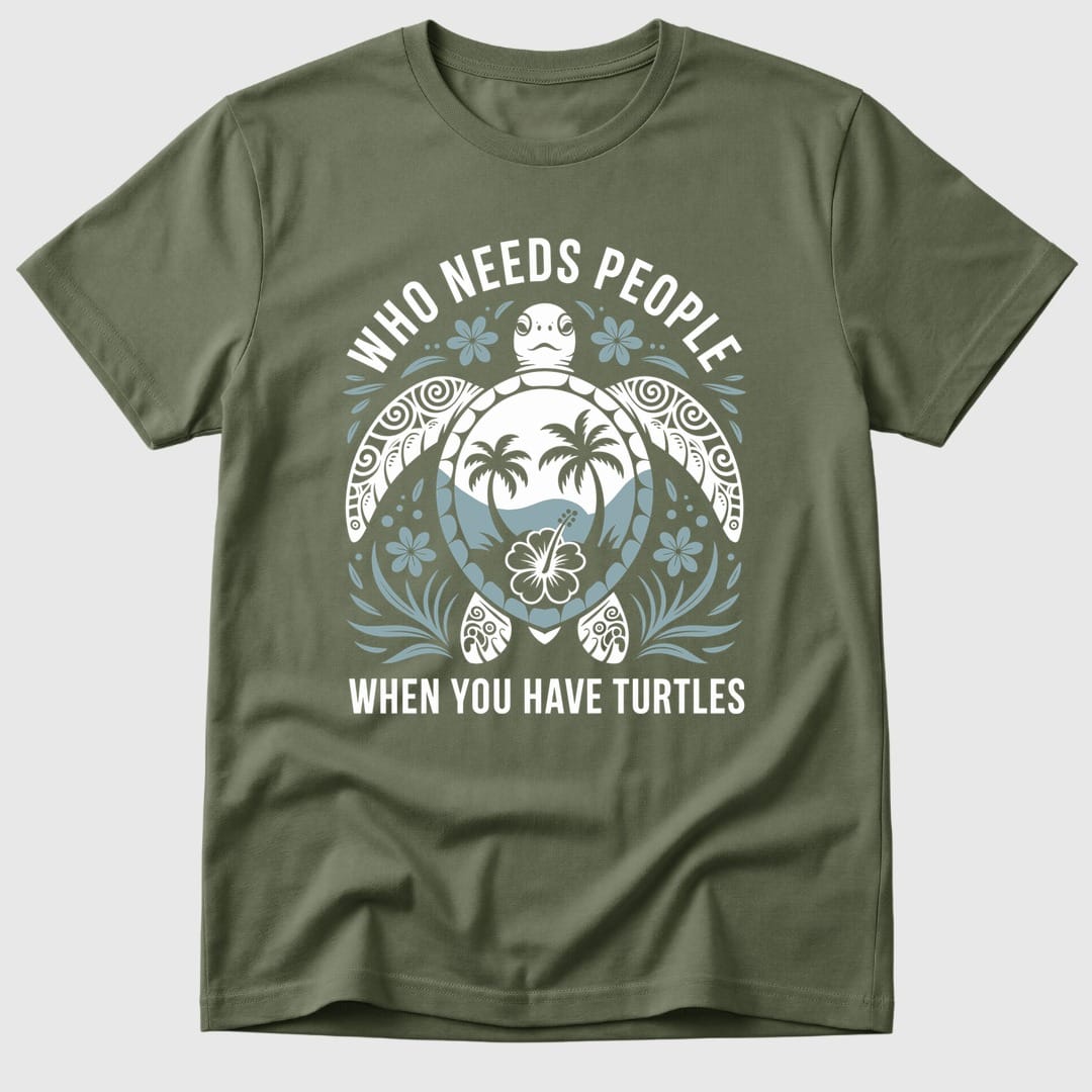 Military Green We Have Turtles - Mosaic Rhino