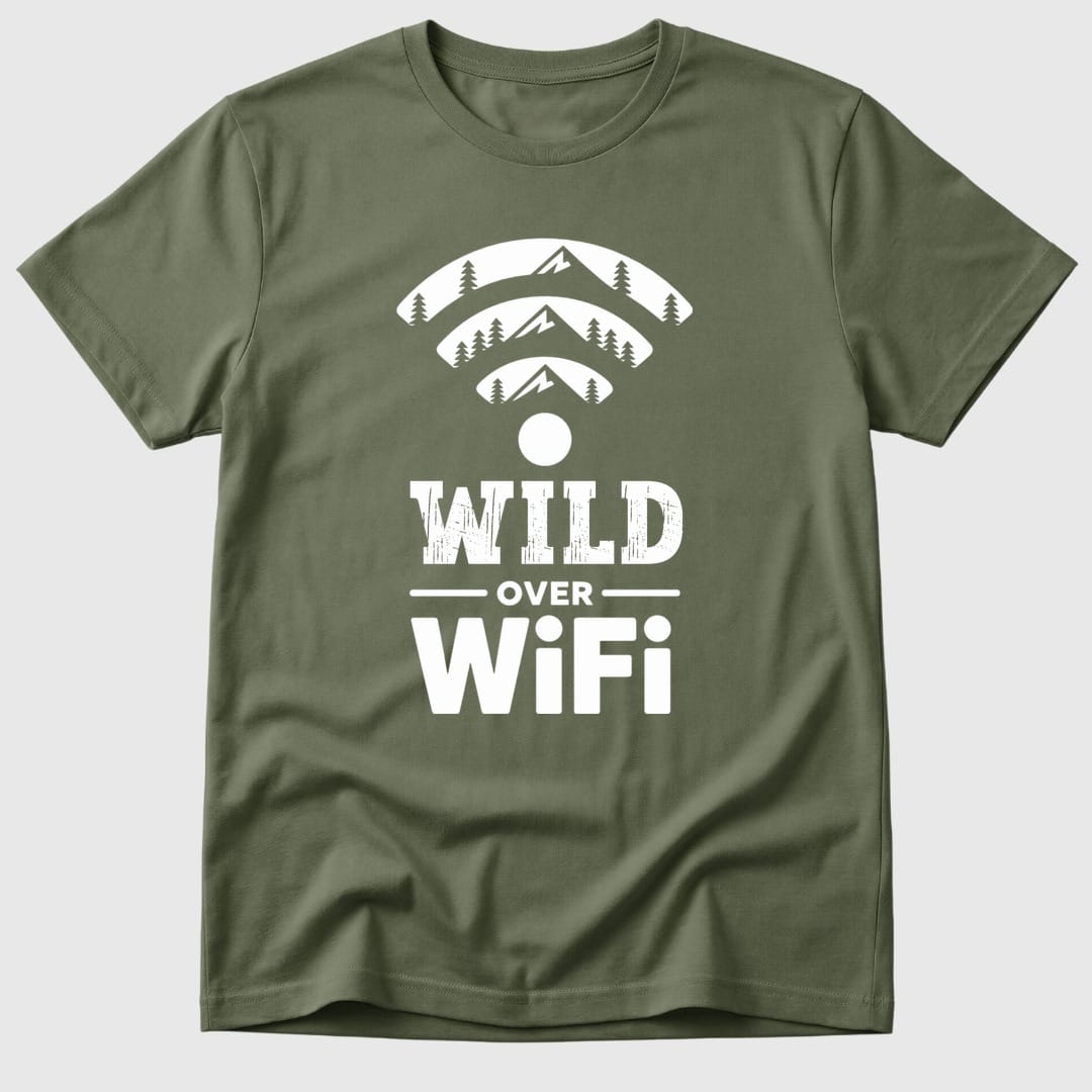 Military Green Wild Over WiFi - Mosaic Rhino