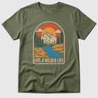 Military Green Wilder Life River - Mosaic Rhino