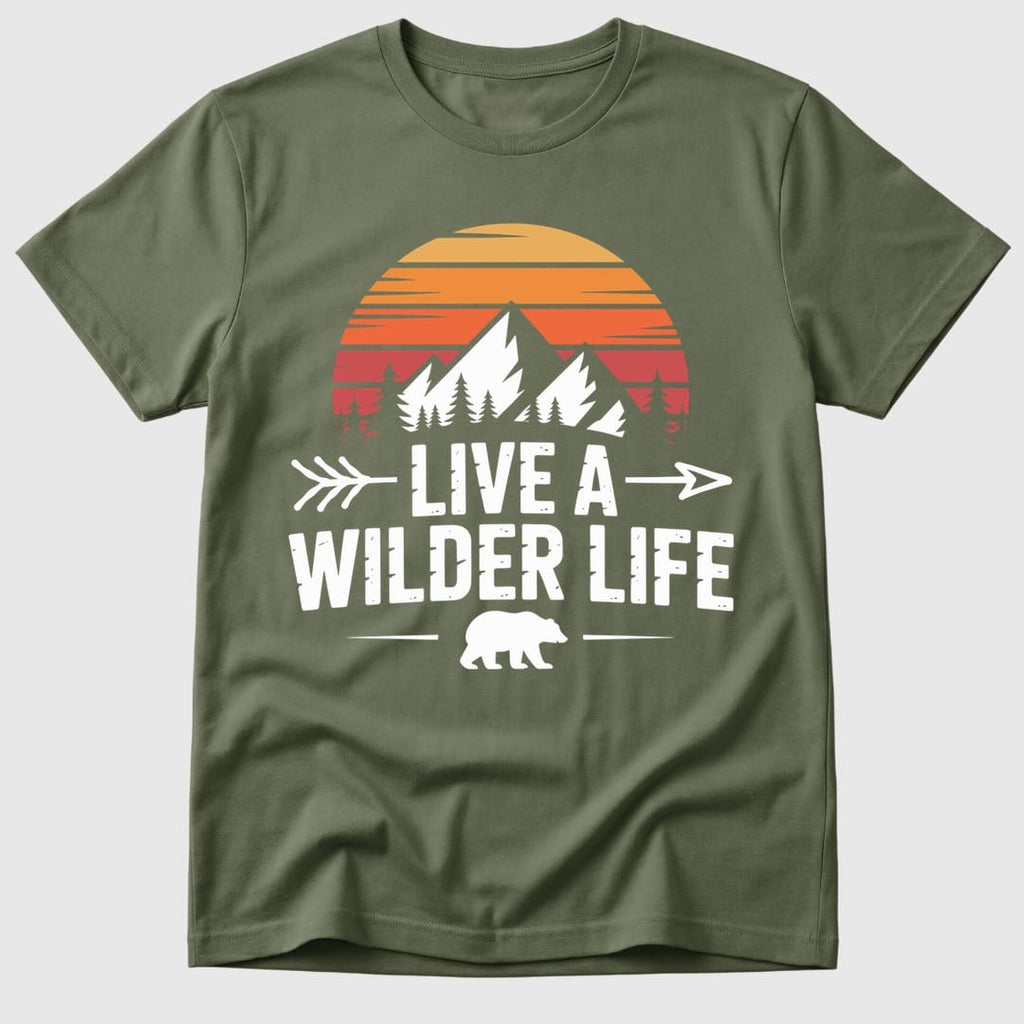 Military Green Wilder Life Sunset - Mosaic Rhino