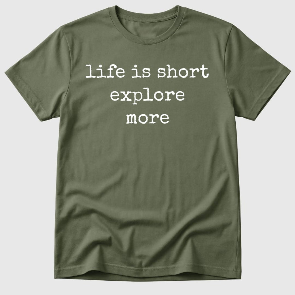 Military Green life is short - Mosaic Rhino