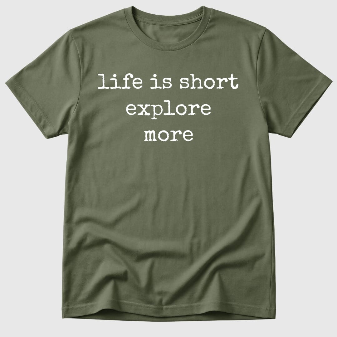 Military Green life is short - Mosaic Rhino