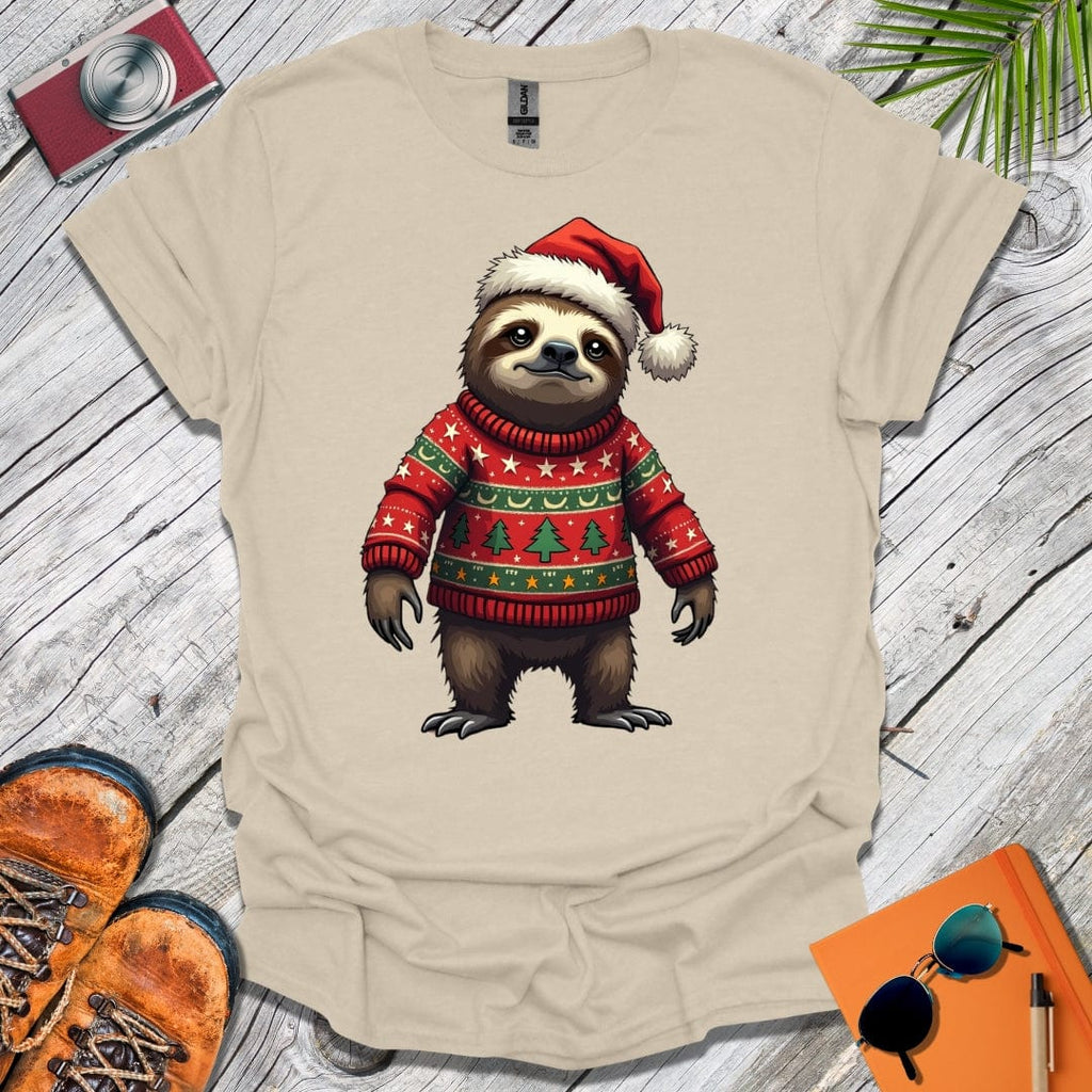 Surly Christmas Sloth T-Shirt