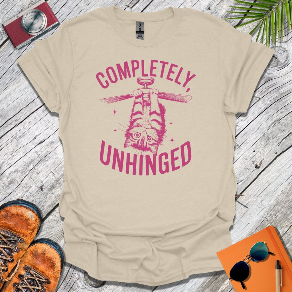 Completely Unhinged Cat T-Shirt