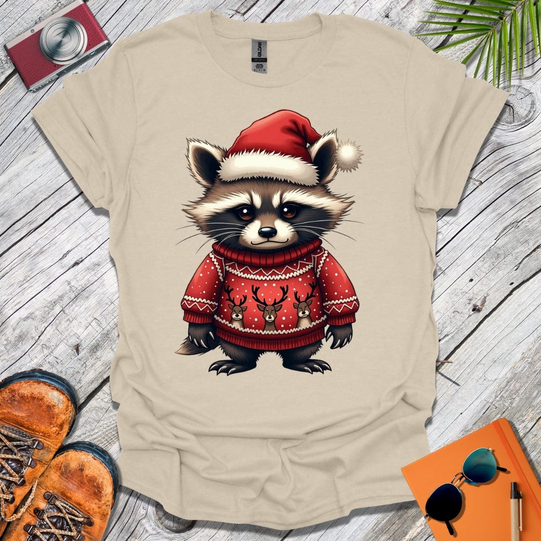 Festive Raccoon T-Shirt