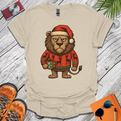 Grumpy Xmas Lion T-Shirt