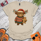 Life & Soul Xmas Cow T-Shirt
