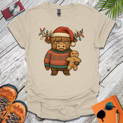 Life & Soul Xmas Cow T-Shirt