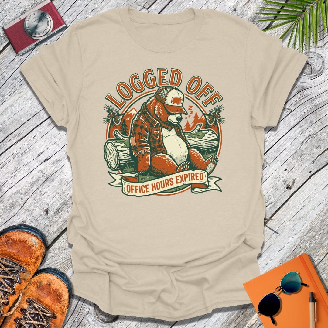 Logged Off Bear T-Shirt