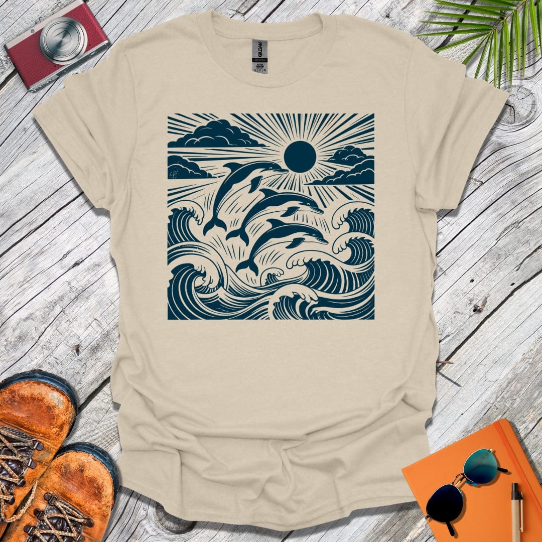 Pod of Leaping Dolphins T-Shirt
