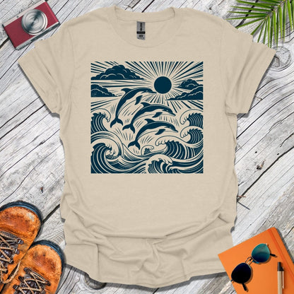 Pod of Leaping Dolphins T-Shirt