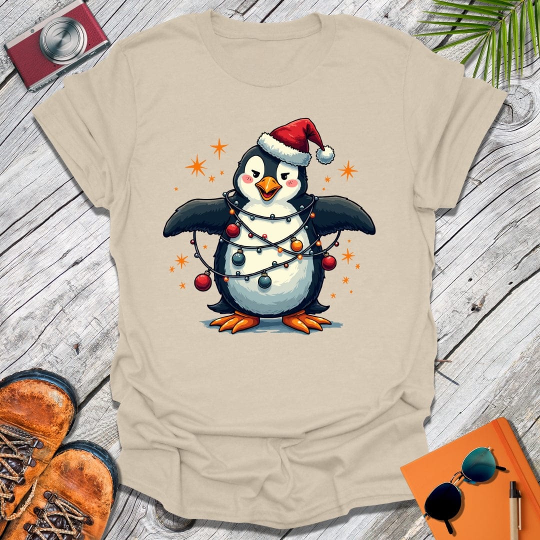 Xmas Mischief Penguin T-Shirt