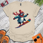 Snowboard Puffin T-Shirt
