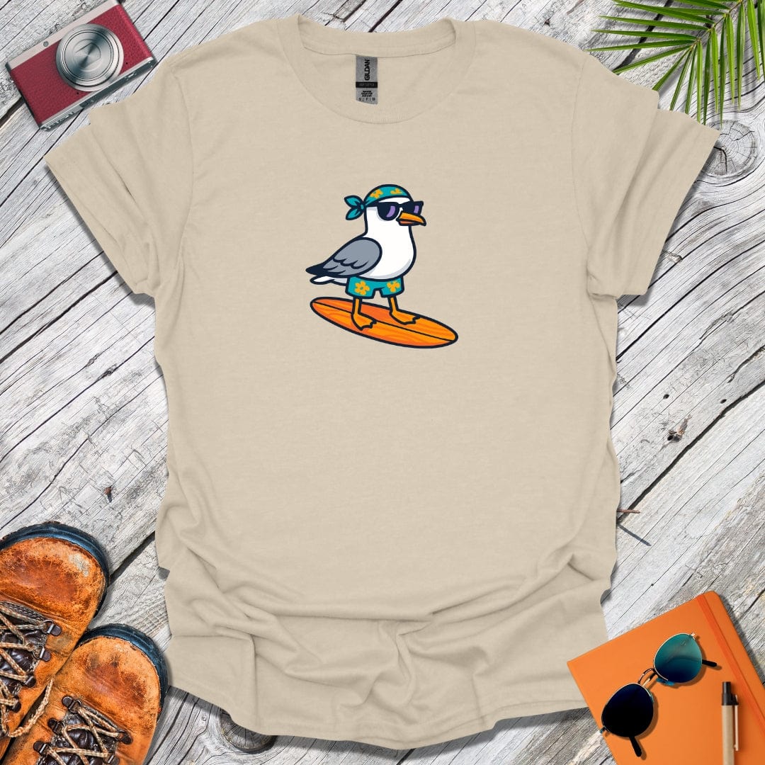 Surfing Seagull T-Shirt
