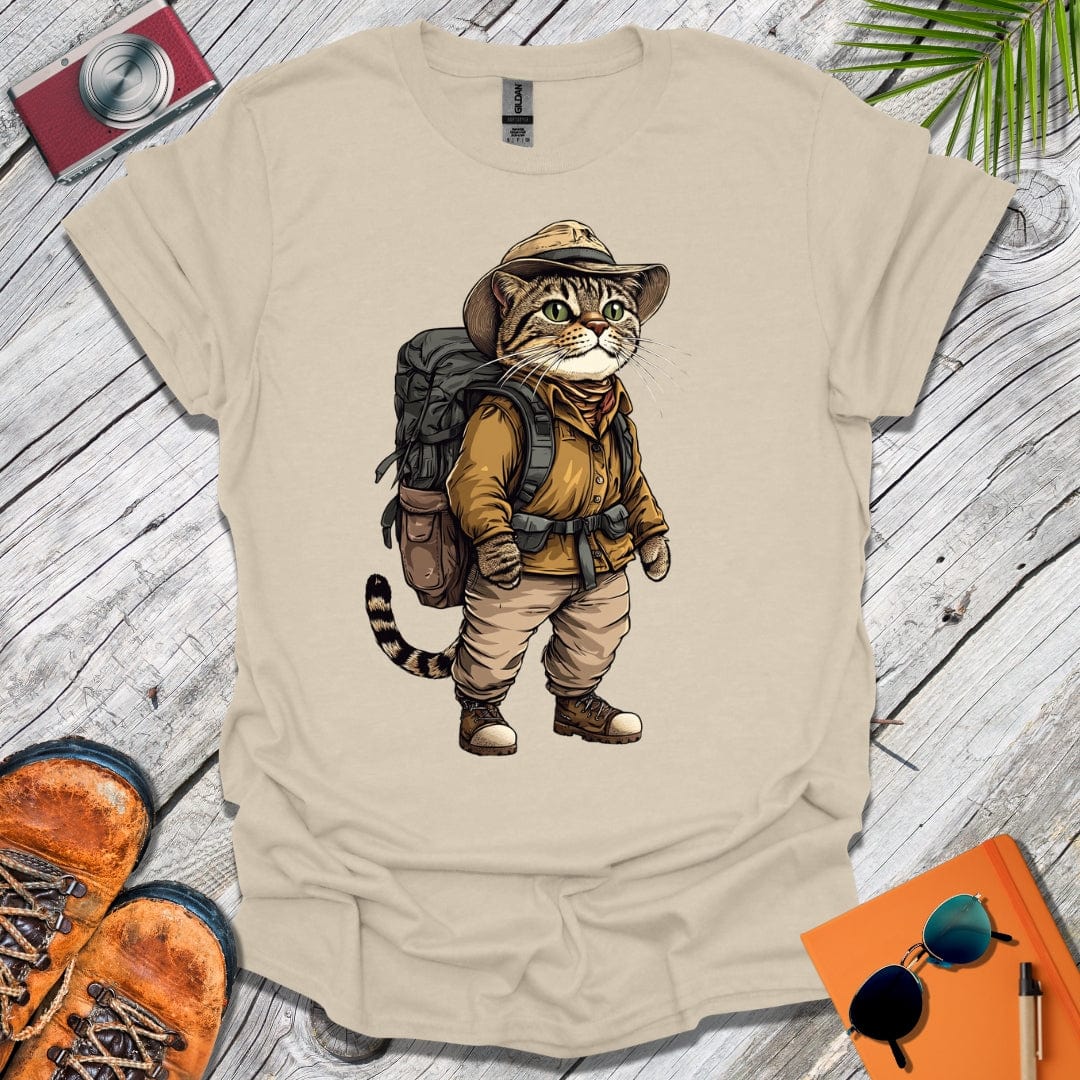 Explorer Tabby Cat T-Shirt