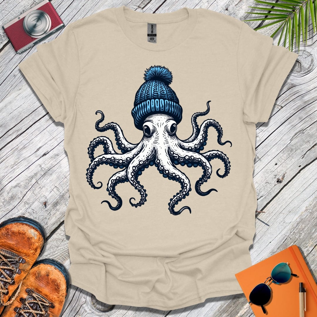 Woolly Hat Octopus T-Shirt