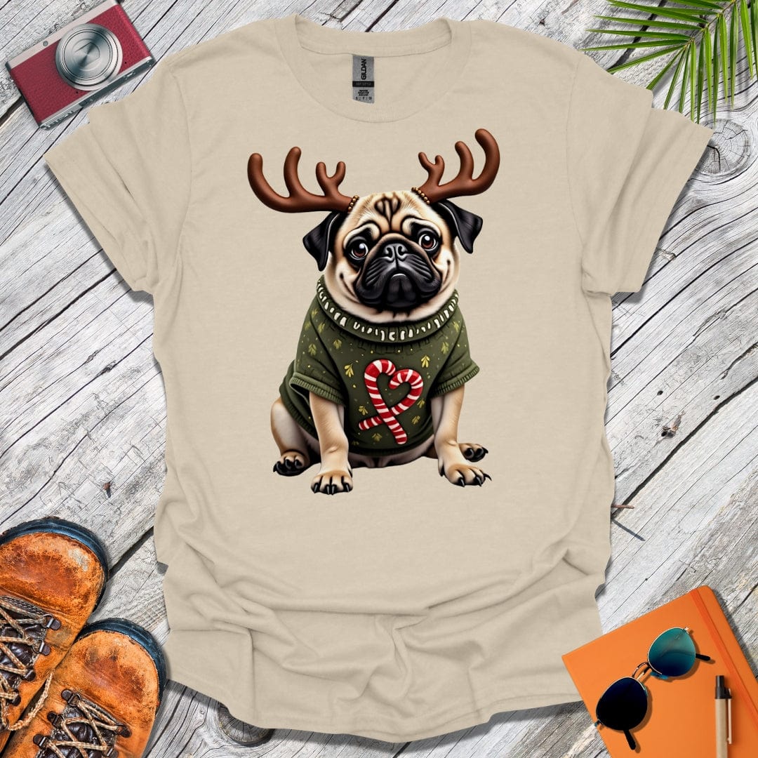 Festive Pug T-Shirt
