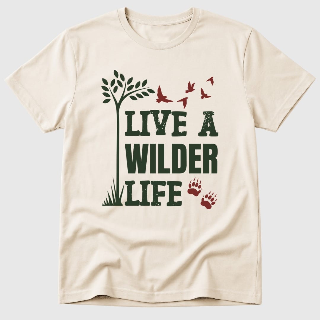Natural A Wilder Life Tree - Mosaic Rhino