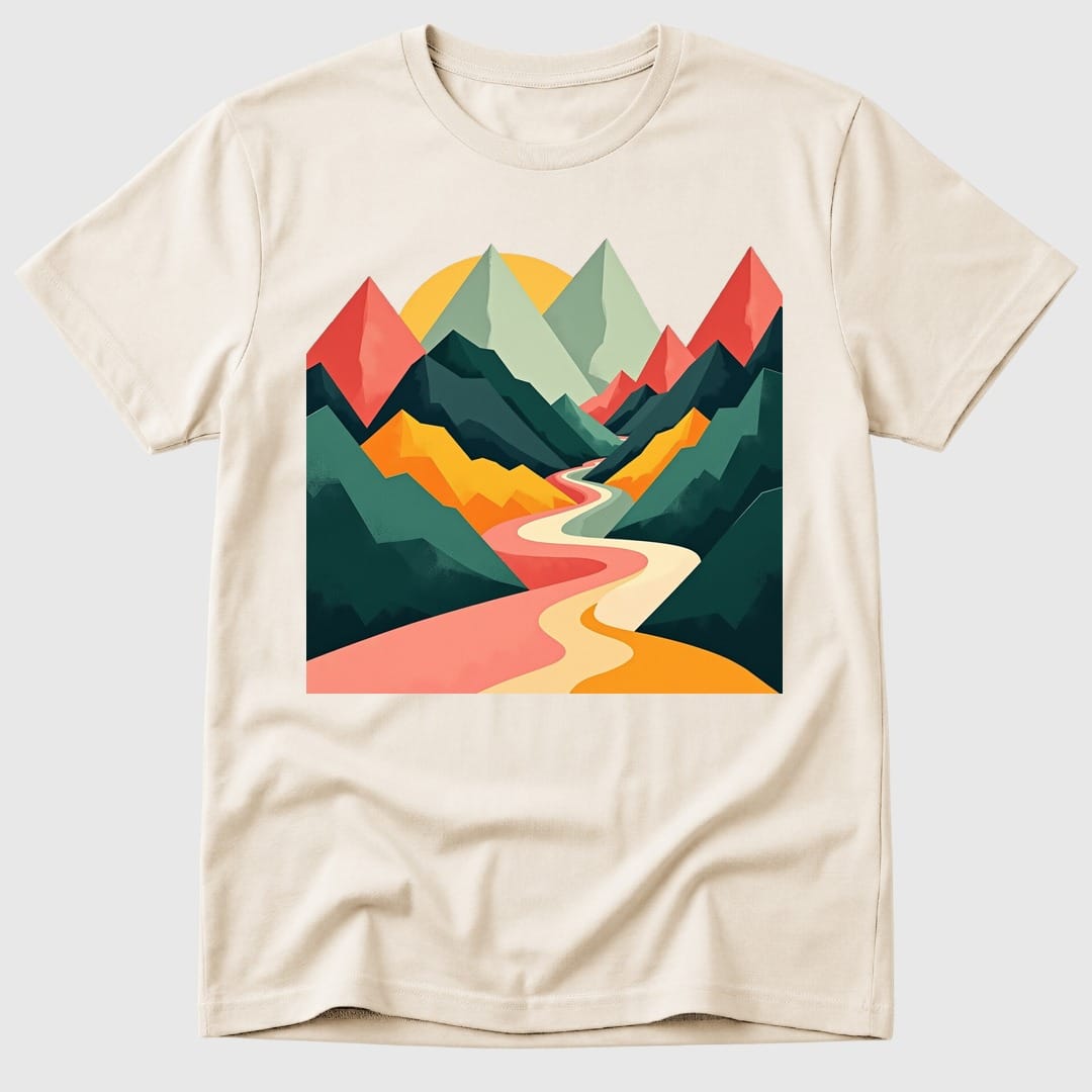 Natural Cubist Trails - Mosaic Rhino