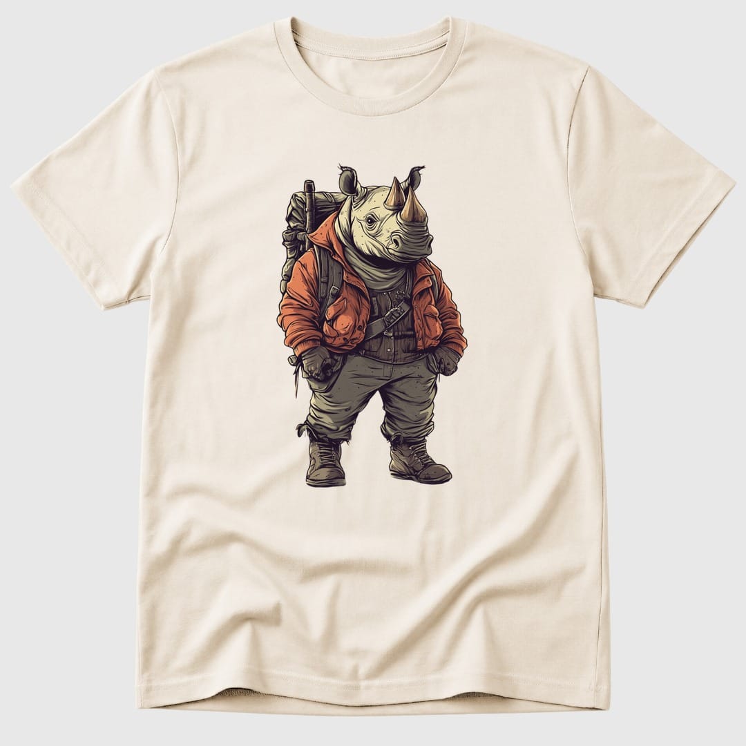 Natural Explorer Rhino - Mosaic Rhino