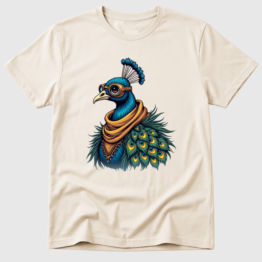 Natural Goggled Peacock - Mosaic Rhino