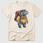 Natural Hiking Hippo - Mosaic Rhino