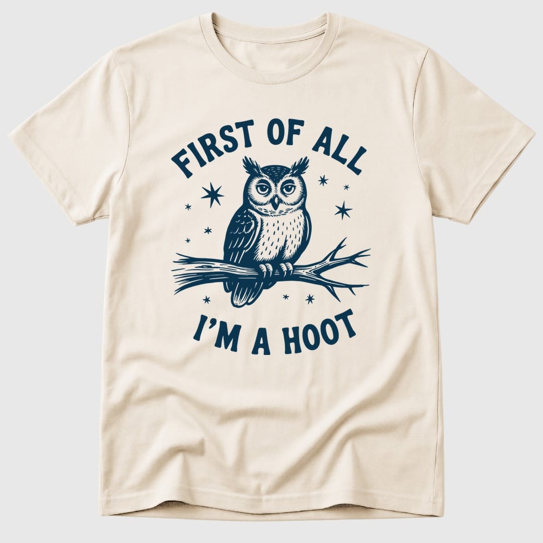 Natural I'm A Hoot - Mosaic Rhino