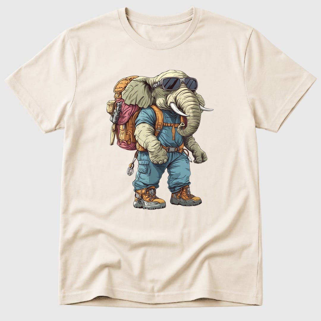 Natural Mountain Elephant - Mosaic Rhino