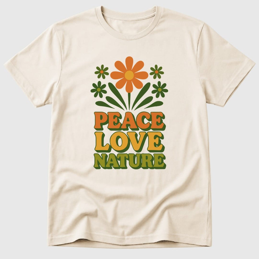 Natural Retro Peace Love Nature - Mosaic Rhino