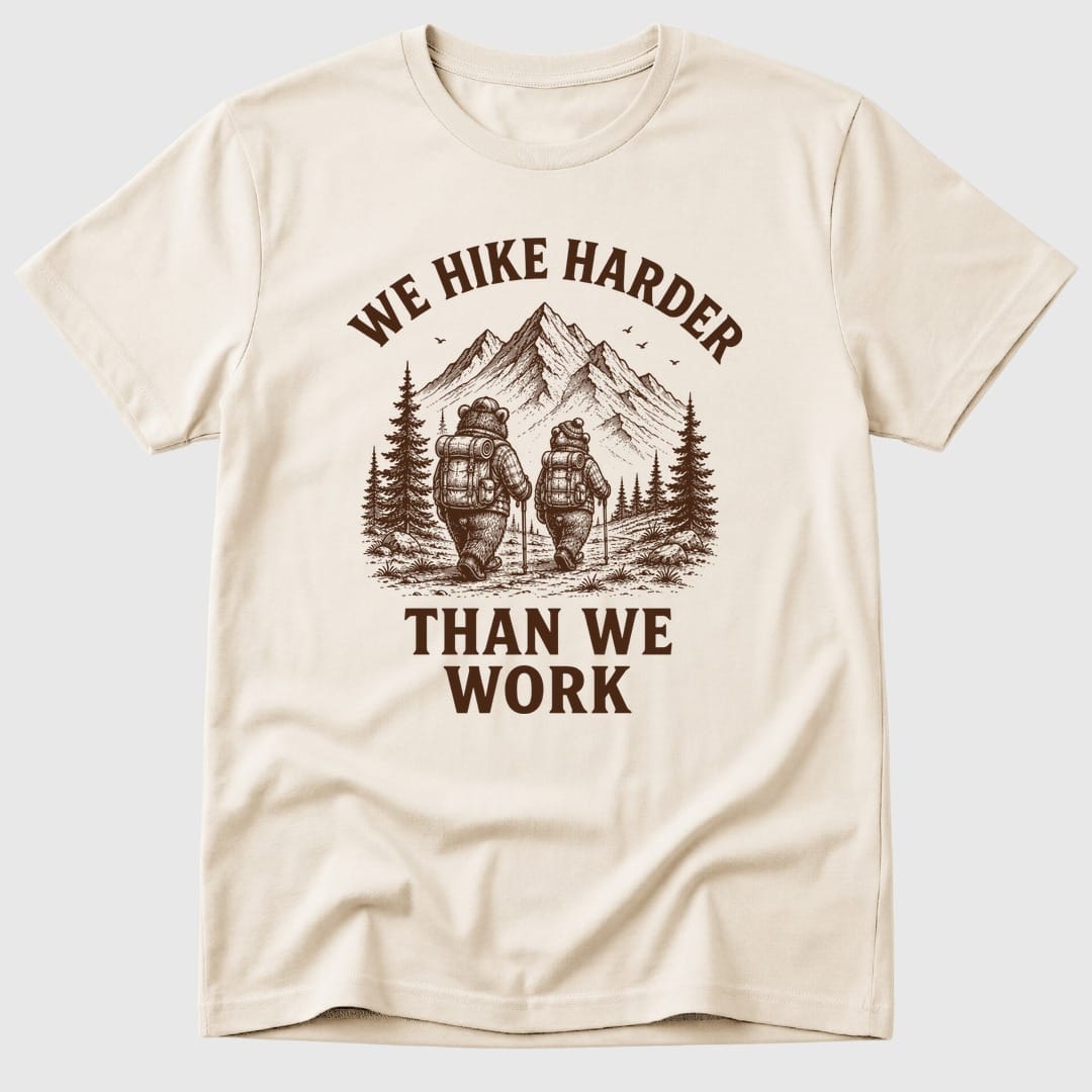 Natural We Hike Harder - Mosaic Rhino