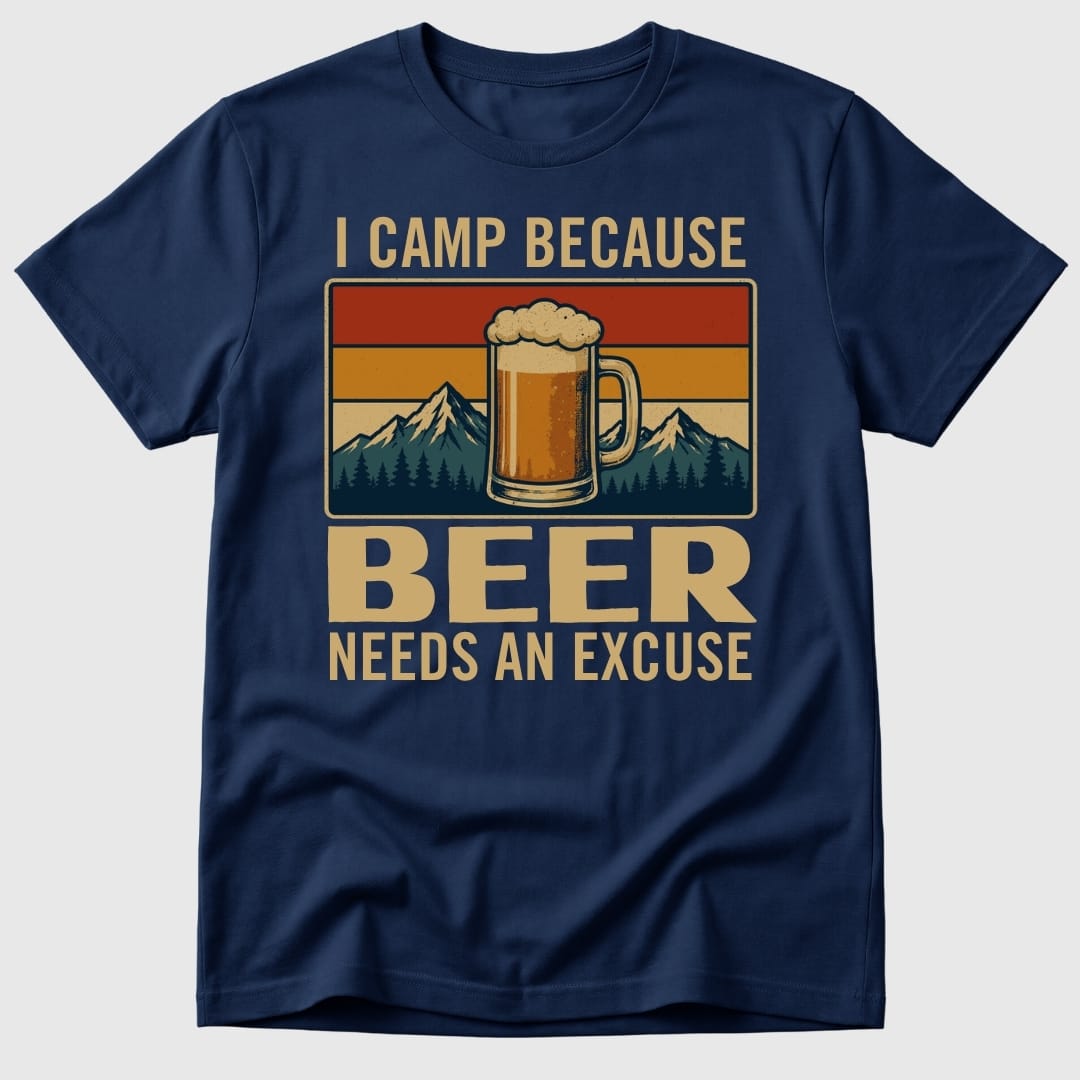 Camp For Beer T-Shirt