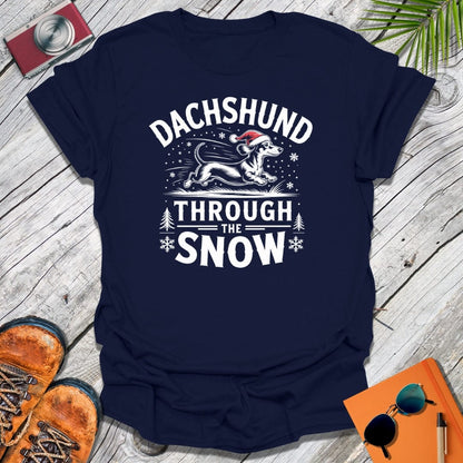 Dachshund Through Snow T-Shirt