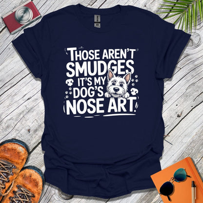 Dog Nose Art Westie T-Shirt