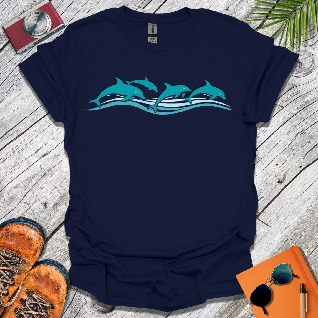Dolphins Leaping T-Shirt