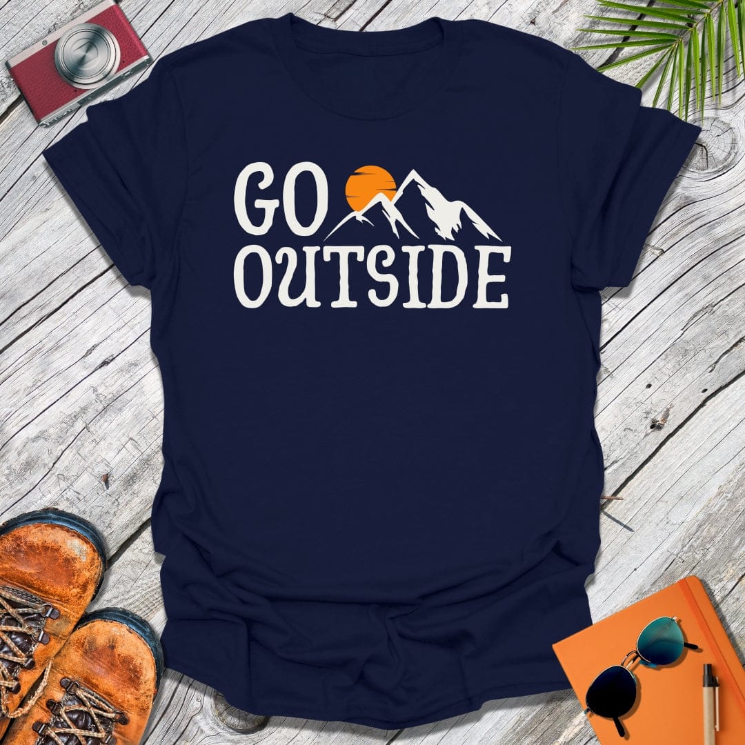 Go Outside Mountain T-Shirt