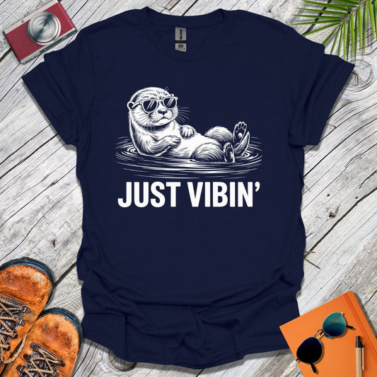 Just Vibin' Otter T-Shirt