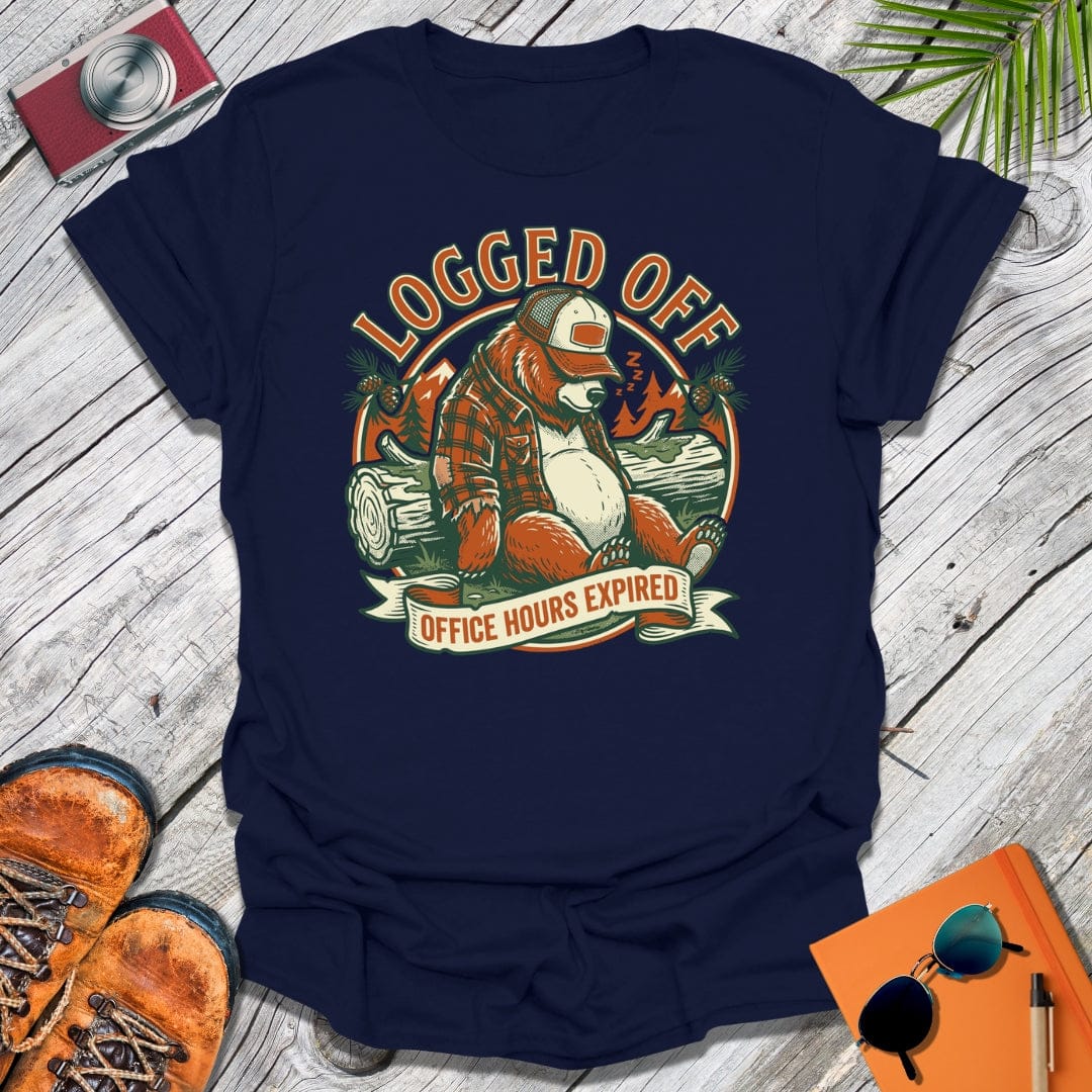 Logged Off Bear T-Shirt
