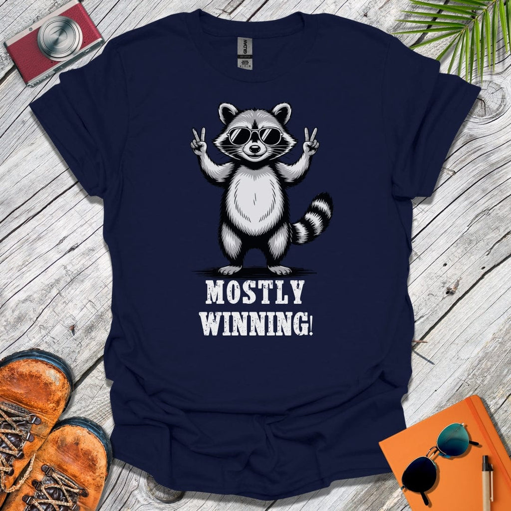 Mostly Winning Raccoon T-Shirt