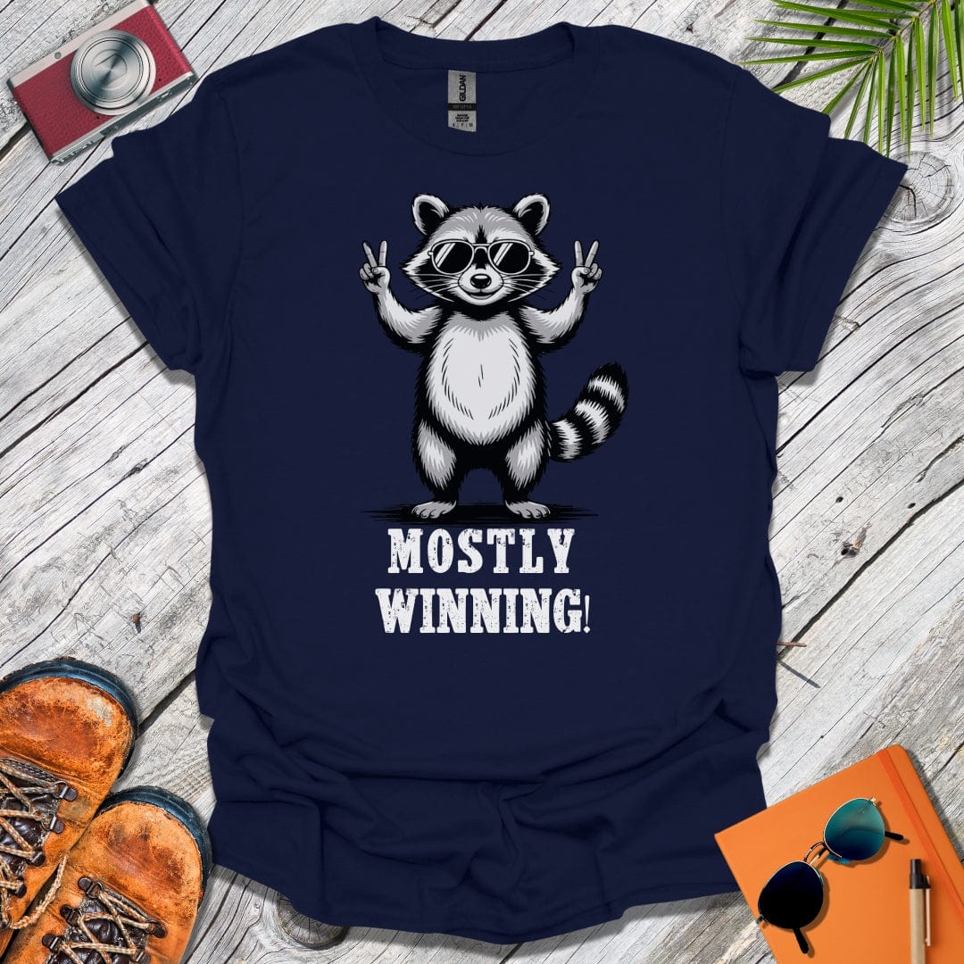 Mostly Winning Raccoon T-Shirt