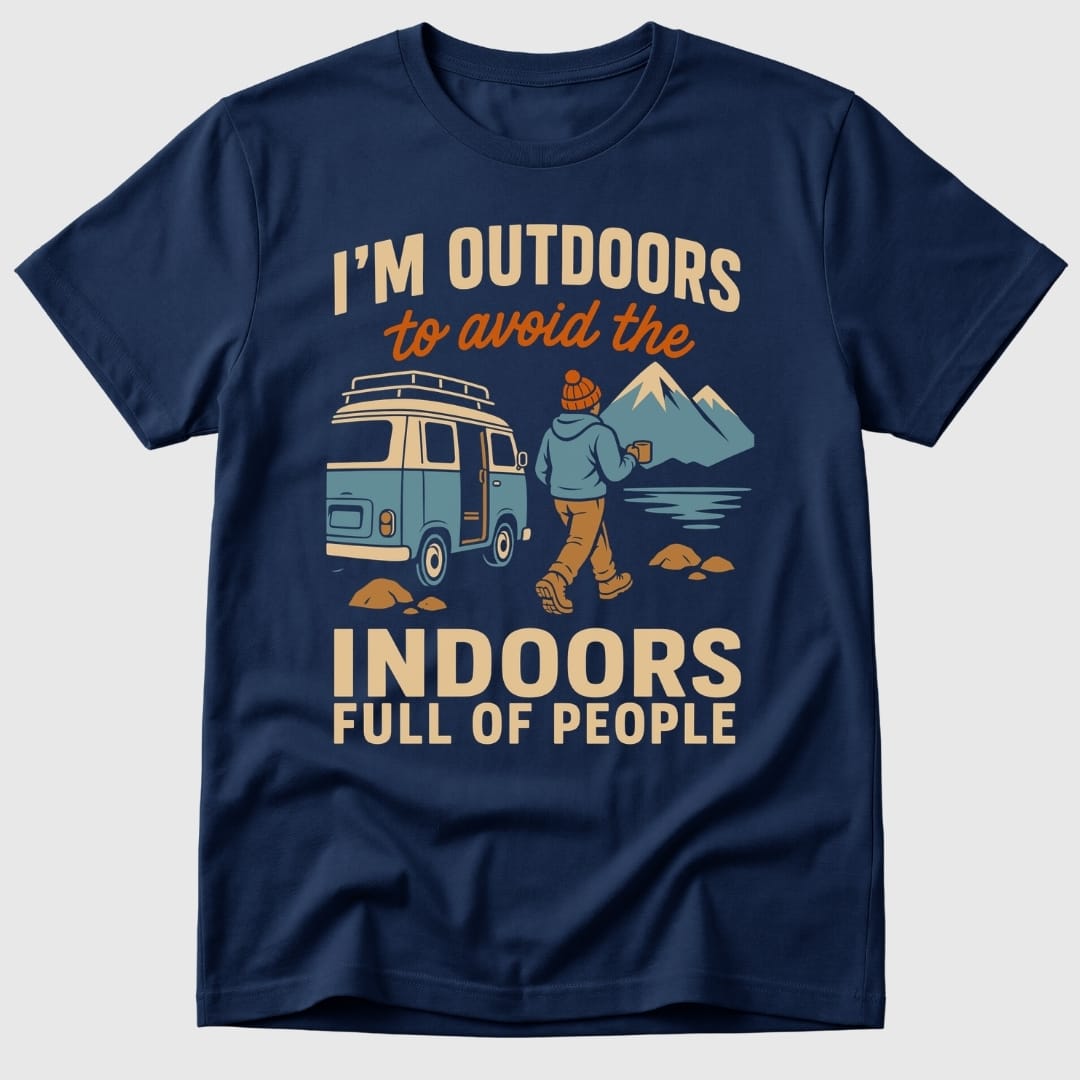 Outdoors v Indoors T-Shirt