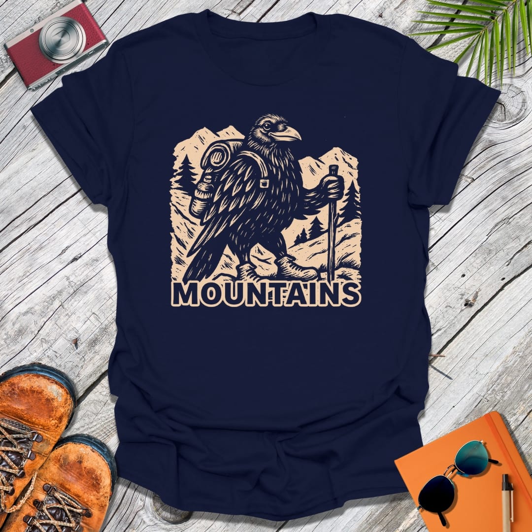 Raven In The Mountains T-Shirt