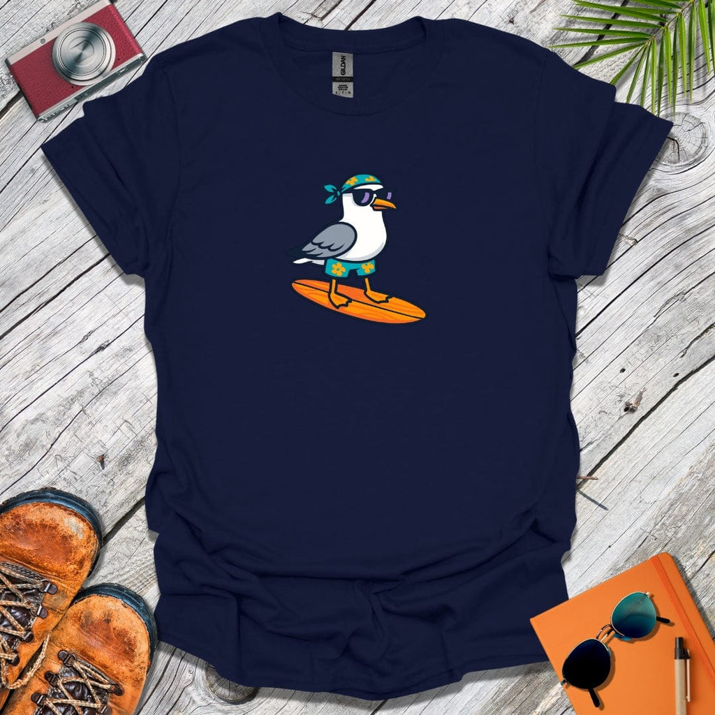 Surfing Seagull T-Shirt