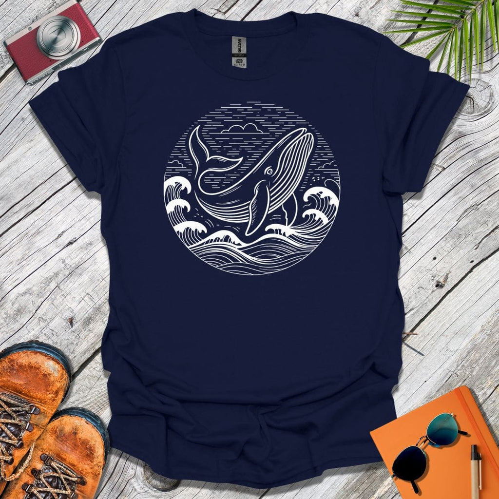 Whale Breach & Flow T-Shirt