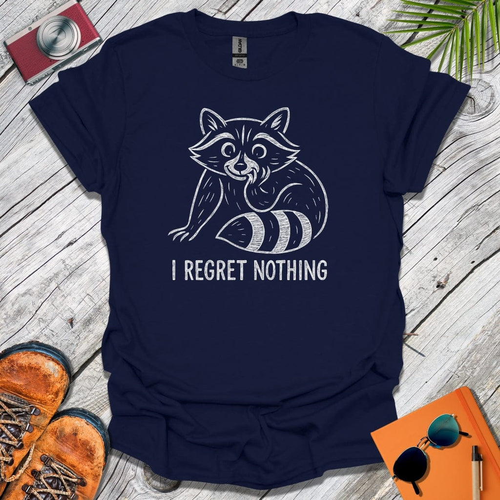 No Regrets Raccoon T-Shirt