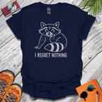 No Regrets Raccoon T-Shirt