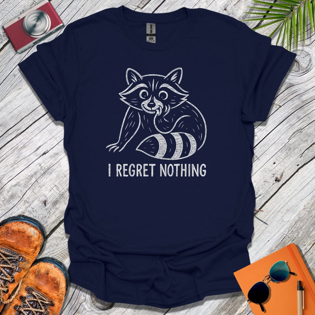 No Regrets Raccoon T-Shirt
